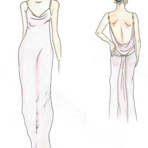 Penelope, maxi slip haljina